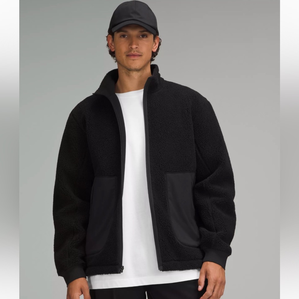 Lululemon Men's Black Sherpa Jacket